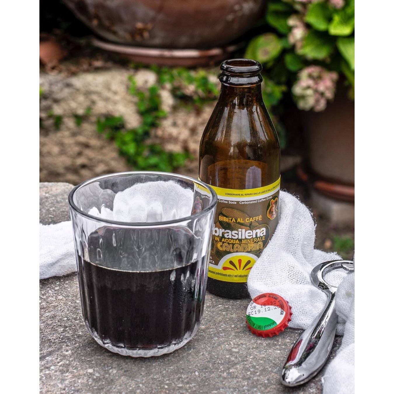 Brasilena Originale Calabrese Bibita Gassata al Caffè 1 Bottiglietta da 18cl - Nonna Calabrese.it