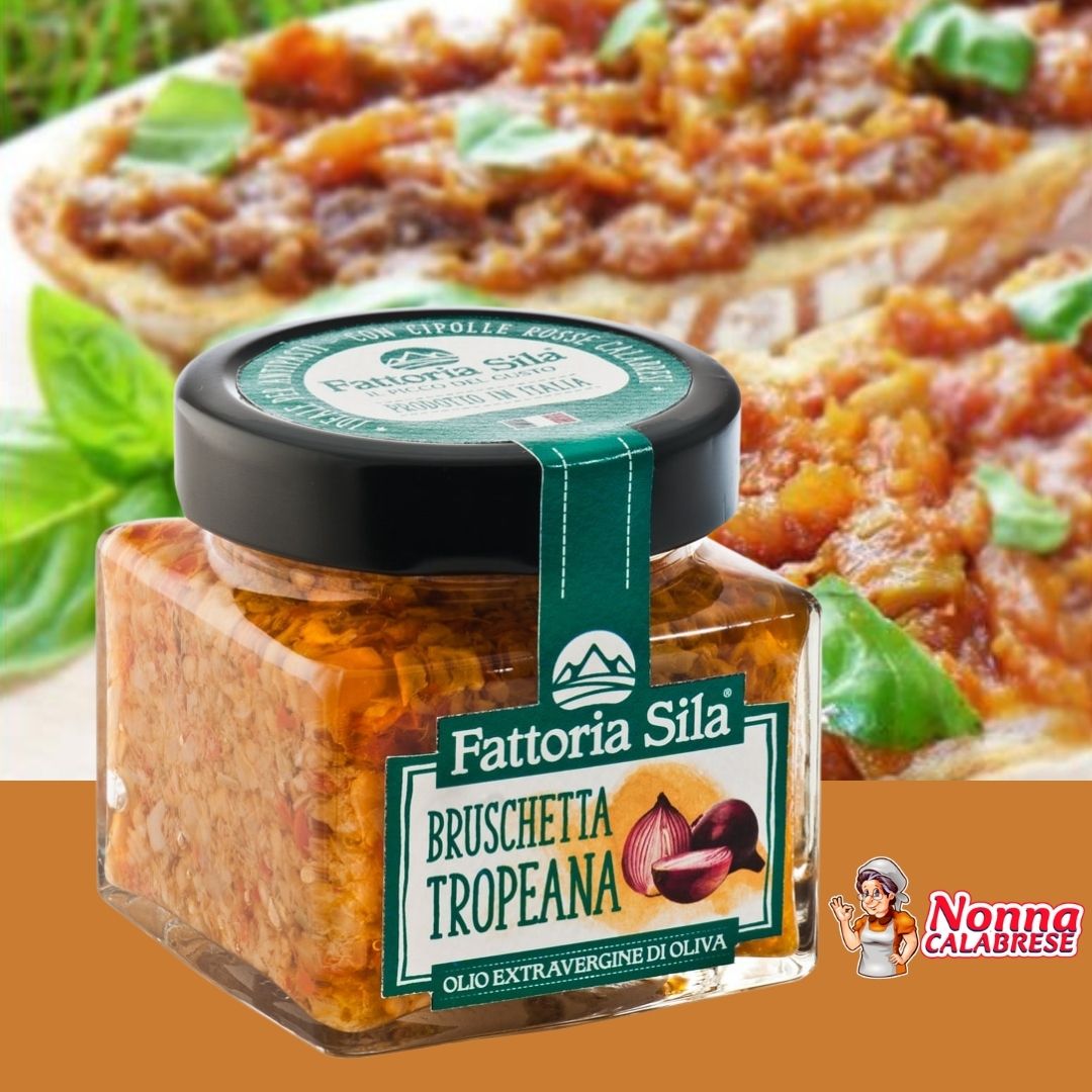 Bruschetta Tropeana Lavorazione Artigianale con Olio