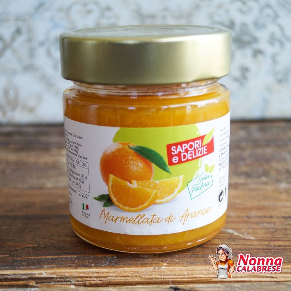 Marmellata Artigianale di Arance Fresche Naturali 270g - Nonna Calabrese.it