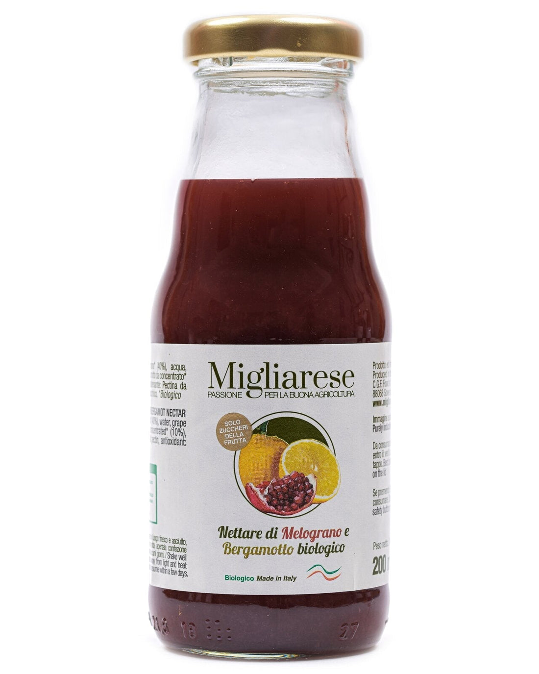 Nettare di Melograno e Bergamotto Biologico - Bibita